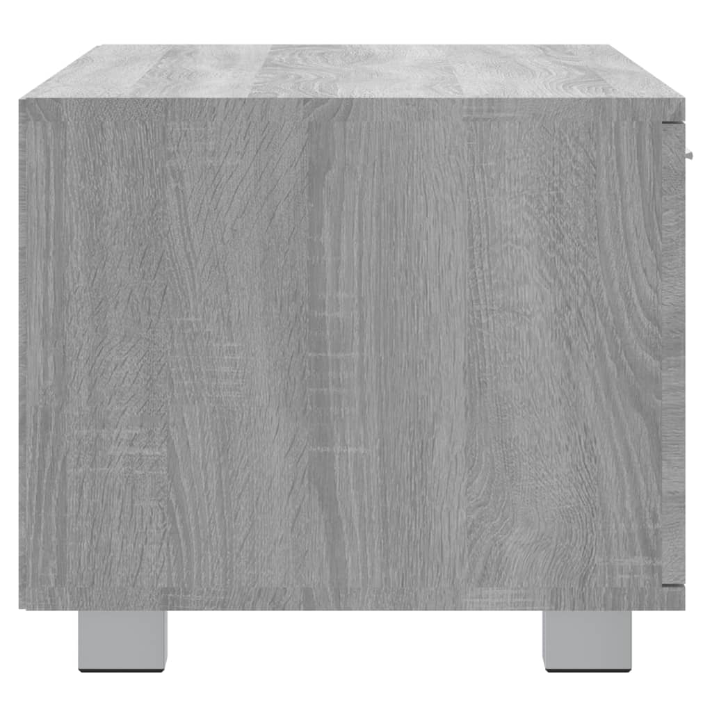 Tv-Meubel 120X40,5X35 Cm Bewerkt Hout Grijs Sonoma Eikenkleurig 120 x 40.5 x 35 cm