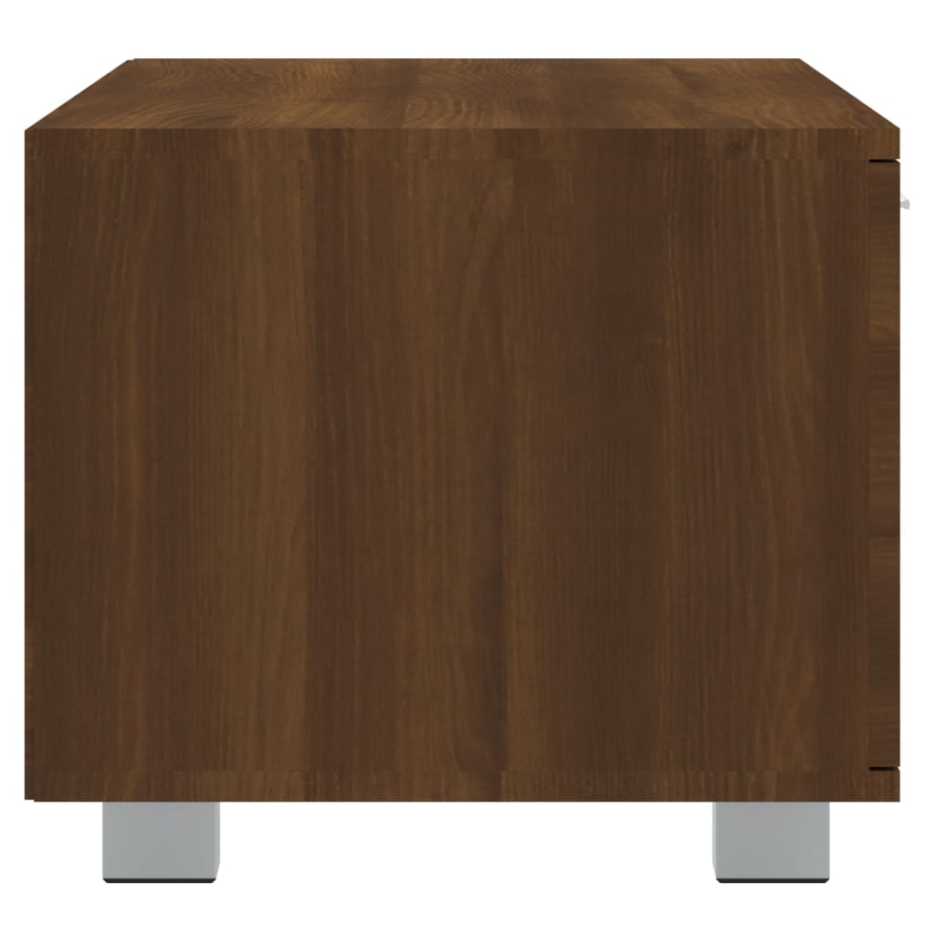 Tv-Meubel 120X40,5X35 Cm Bewerkt Hout Bruin Eikenkleur 120 x 40.5 x 35 cm
