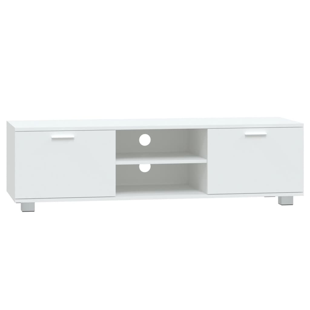 Tv-Meubel 40X40,5X35 Cm Bewerkt Hout 140 x 40.5 x 35 cm Wit