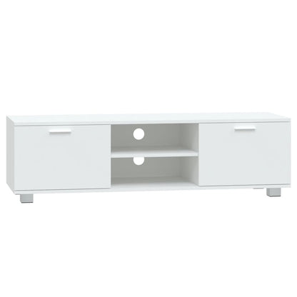 Tv-Meubel 40X40,5X35 Cm Bewerkt Hout 140 x 40.5 x 35 cm Wit