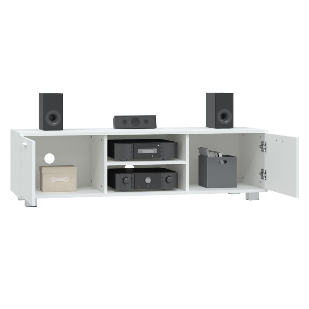 Tv-Meubel 40X40,5X35 Cm Bewerkt Hout 140 x 40.5 x 35 cm Wit