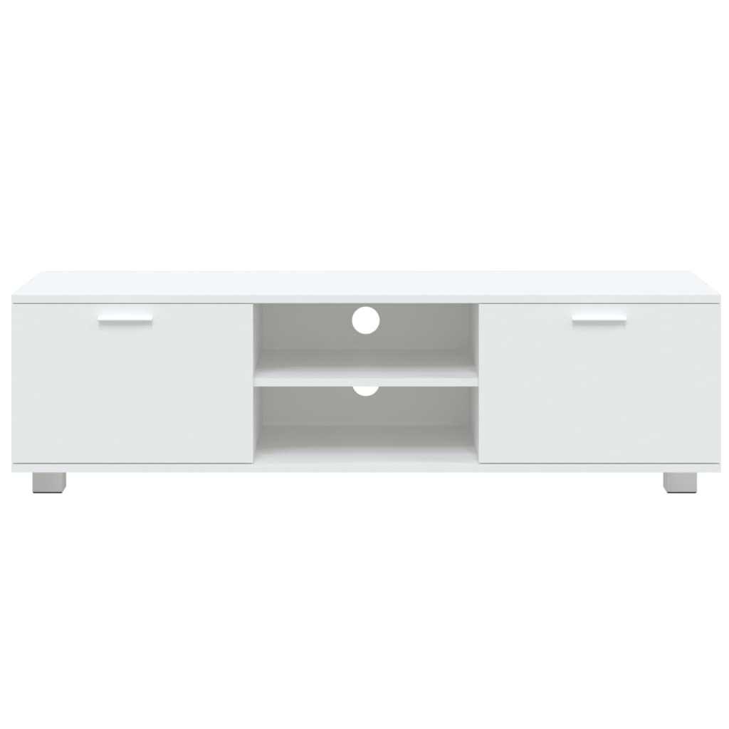Tv-Meubel 40X40,5X35 Cm Bewerkt Hout 140 x 40.5 x 35 cm Wit