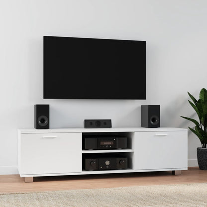 Tv-Meubel 40X40,5X35 Cm Bewerkt Hout 140 x 40.5 x 35 cm Wit