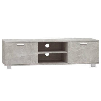 Tv-Meubel 40X40,5X35 Cm Bewerkt Hout 140 x 40.5 x 35 cm Betongrijs