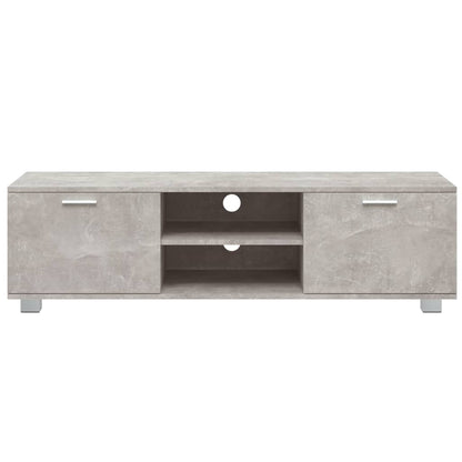 Tv-Meubel 40X40,5X35 Cm Bewerkt Hout 140 x 40.5 x 35 cm Betongrijs