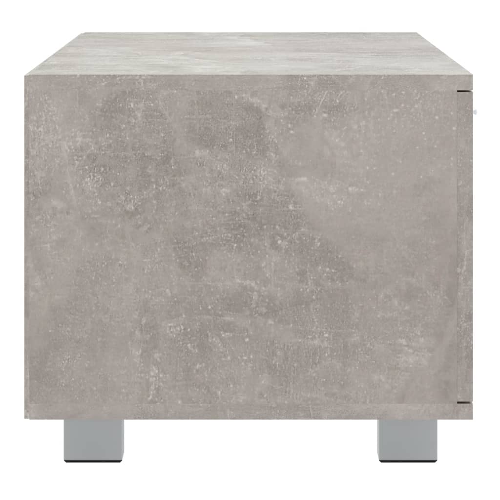 Tv-Meubel 40X40,5X35 Cm Bewerkt Hout 140 x 40.5 x 35 cm Betongrijs