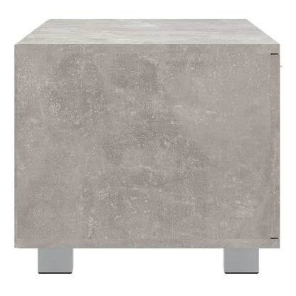 Tv-Meubel 40X40,5X35 Cm Bewerkt Hout 140 x 40.5 x 35 cm Betongrijs