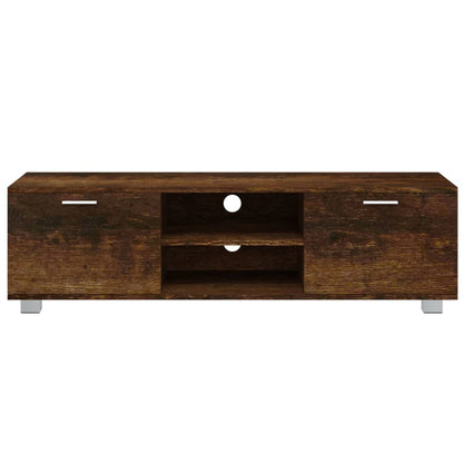 Tv-Meubel 40X40,5X35 Cm Bewerkt Hout Kleurig 140 x 40.5 x 35 cm Gerookt eiken