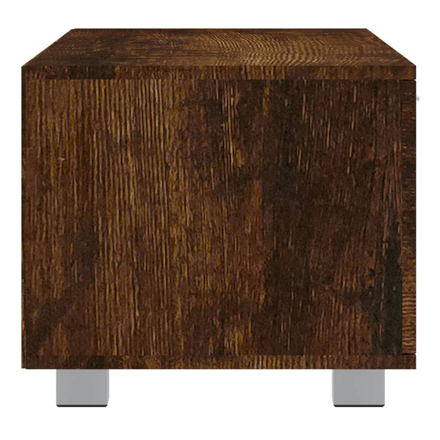 Tv-Meubel 40X40,5X35 Cm Bewerkt Hout Kleurig 140 x 40.5 x 35 cm Gerookt eiken
