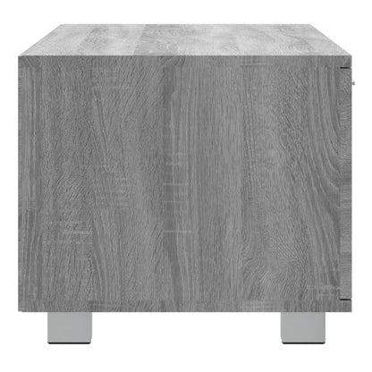 Tv-Meubel 140X40,5X35 Cm Bewerkt Hout Grijs Sonoma Eikenkleurig 140 x 40.5 x 35 cm