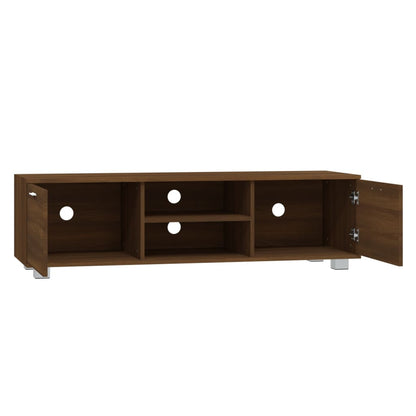 Tv-meubel 140x40,5x35 cm bewerkt hout bruin eikenkleur