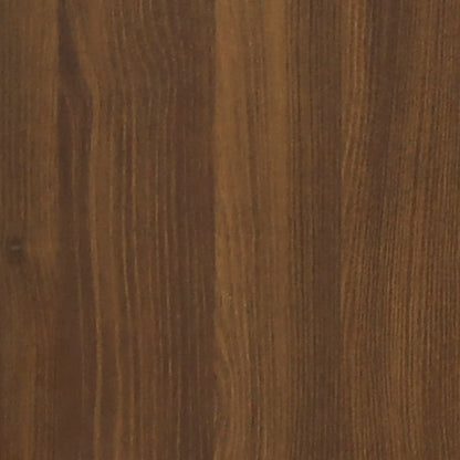 Tv-meubel 140x40,5x35 cm bewerkt hout bruin eikenkleur