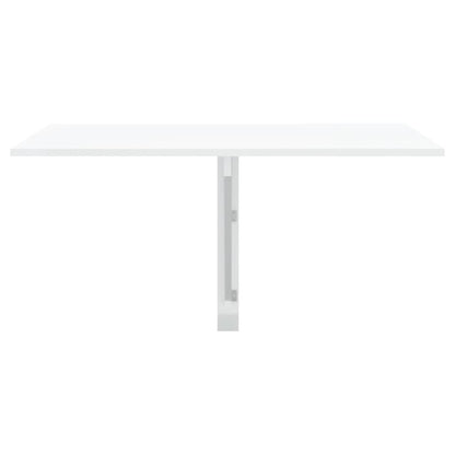 Wandtafel Inklapbaar 00X60X56 Cm Bewerkt Hout Hoogglans wit