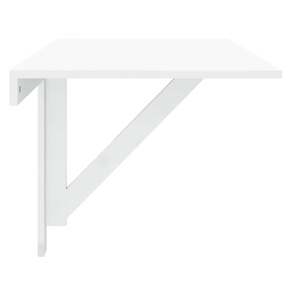 Wandtafel Inklapbaar 00X60X56 Cm Bewerkt Hout Hoogglans wit
