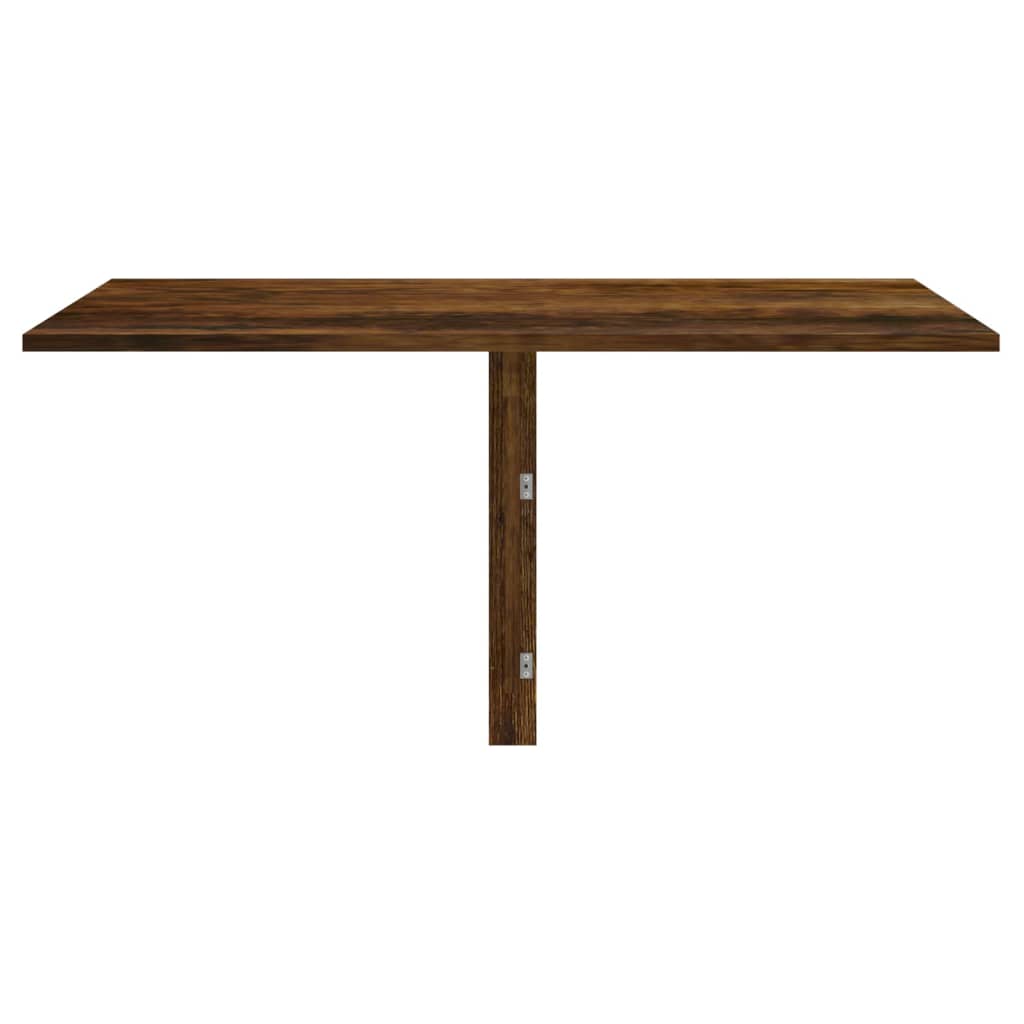 Wandtafel Inklapbaar 00X60X56 Cm Bewerkt Hout Gerookt eiken