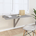 Wall-mounted folding table 100x60x56 cm engineered wood grey sonoma