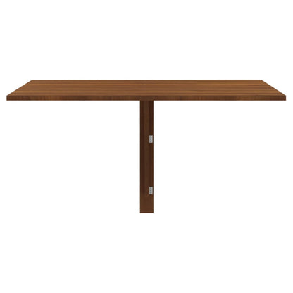 Wandtafel Inklapbaar 00X60X56 Cm Bewerkt Hout Bruineiken