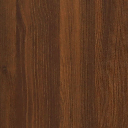 Wandtafel Inklapbaar 00X60X56 Cm Bewerkt Hout Bruineiken