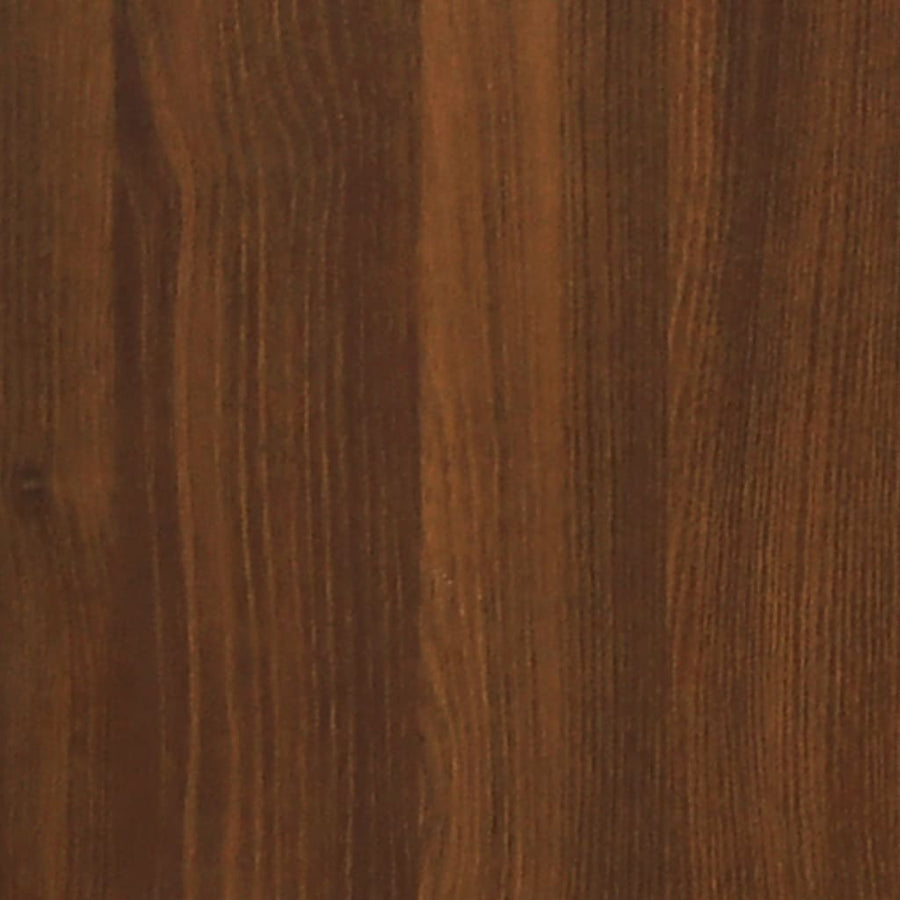 Wandtafel Inklapbaar 00X60X56 Cm Bewerkt Hout Bruineiken