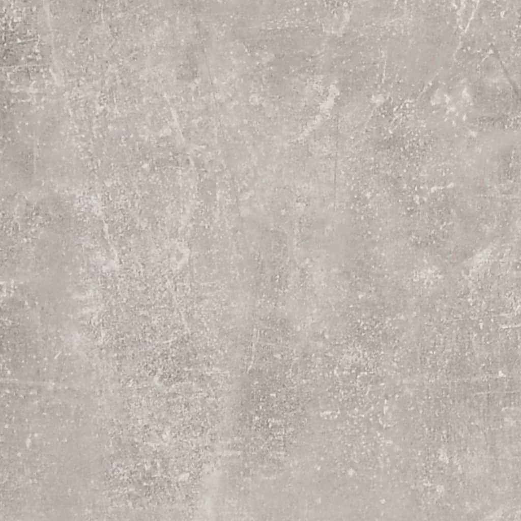 Schoenenkast 55X35X108 Cm Bewerkt Hout Betongrijs