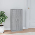 Schoenenkast 55x35x108 cm grijs bewerkt hout