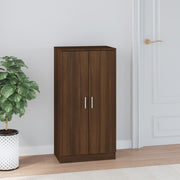 Schoenenkast 55x35x108 cm bewerkt hout bruin
