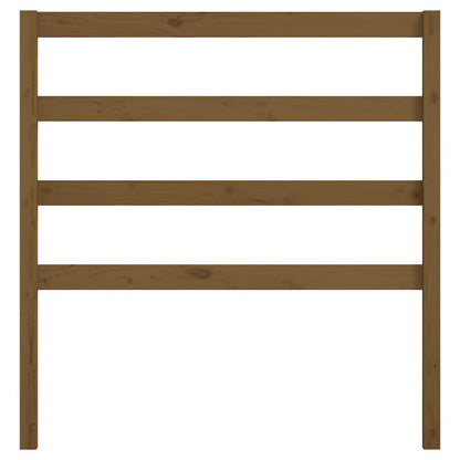 Hoofdbord 8X4X00 Cm Massief Grenenhout 81 x 100 cm Honingbruin