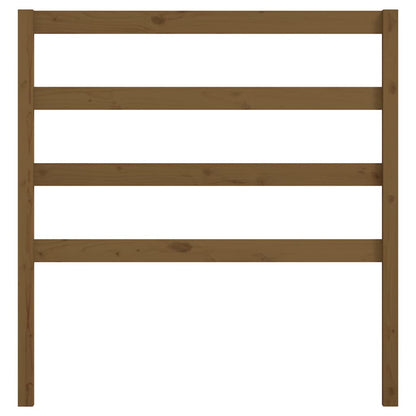 Hoofdbord 96X4X00 Cm Massief Grenenhout 96 x 100 cm Honingbruin