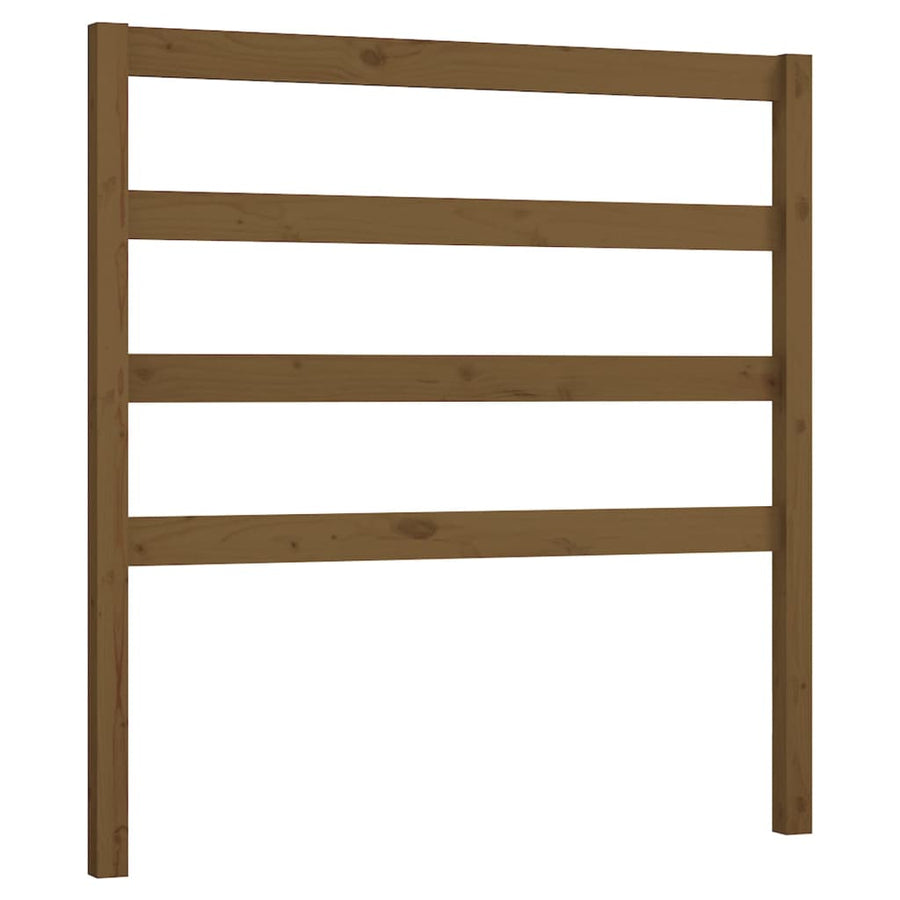 Hoofdbord 06X4X00 Cm Massief Grenenhout 106 x 100 cm Honingbruin