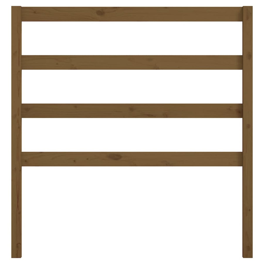 Hoofdbord 06X4X00 Cm Massief Grenenhout 106 x 100 cm Honingbruin
