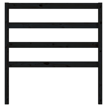 Hoofdbord 06X4X00 Cm Massief Grenenhout 106 x 100 cm Zwart