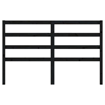 Hoofdbord 26X4X00 Cm Massief Grenenhout 126 x 100 cm Zwart