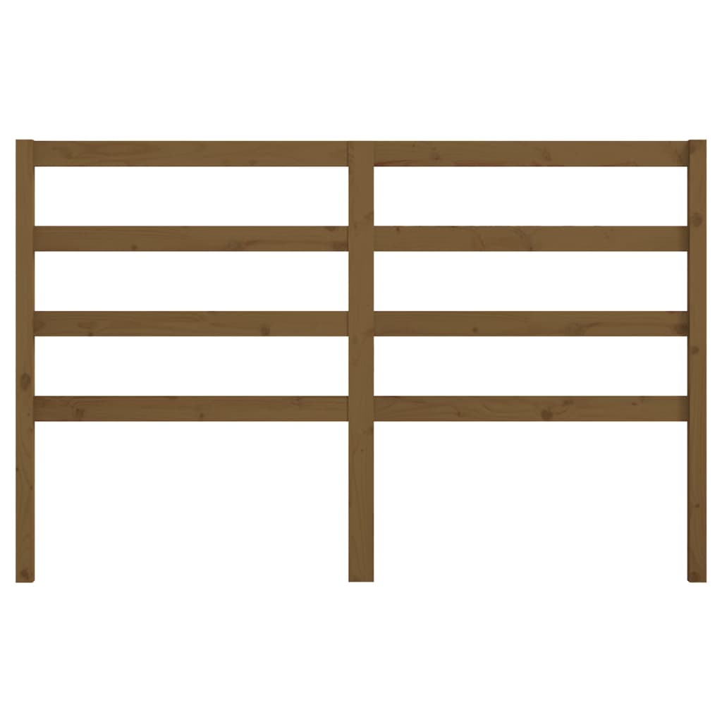 Hoofdbord 46X4X00 Cm Massief Grenenhout 146 x 100 cm Honingbruin