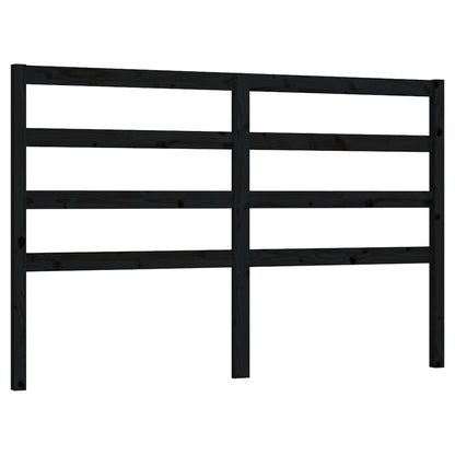 Hoofdbord 46X4X00 Cm Massief Grenenhout 146 x 100 cm Zwart