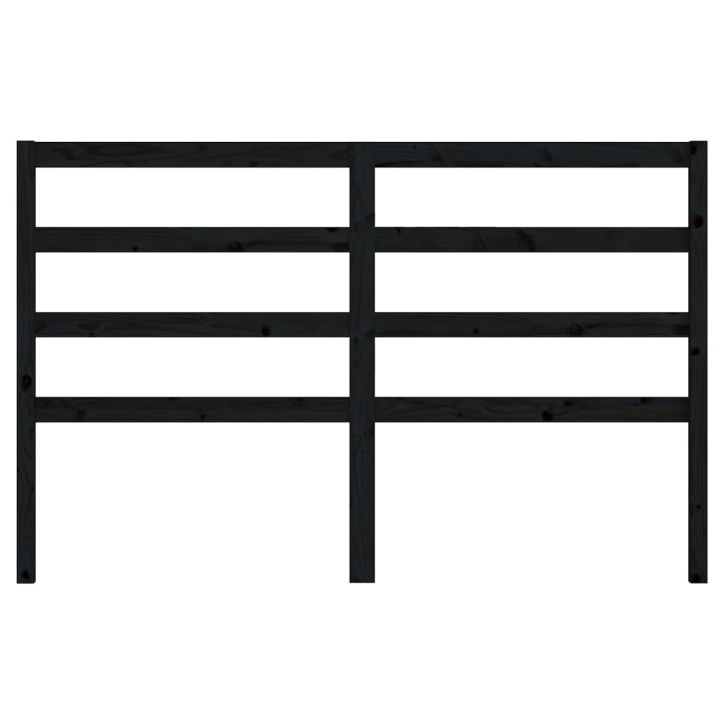 Hoofdbord 66X4X00 Cm Massief Grenenhout 166 x 100 cm Zwart