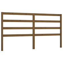 Hoofdbord 206X4X00 Cm Massief Grenenhout 206 x 100 cm Honingbruin