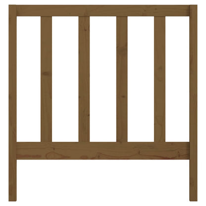 Hoofdbord 96X4X00 Cm Massief Grenenhout 96 x 100 cm Honingbruin