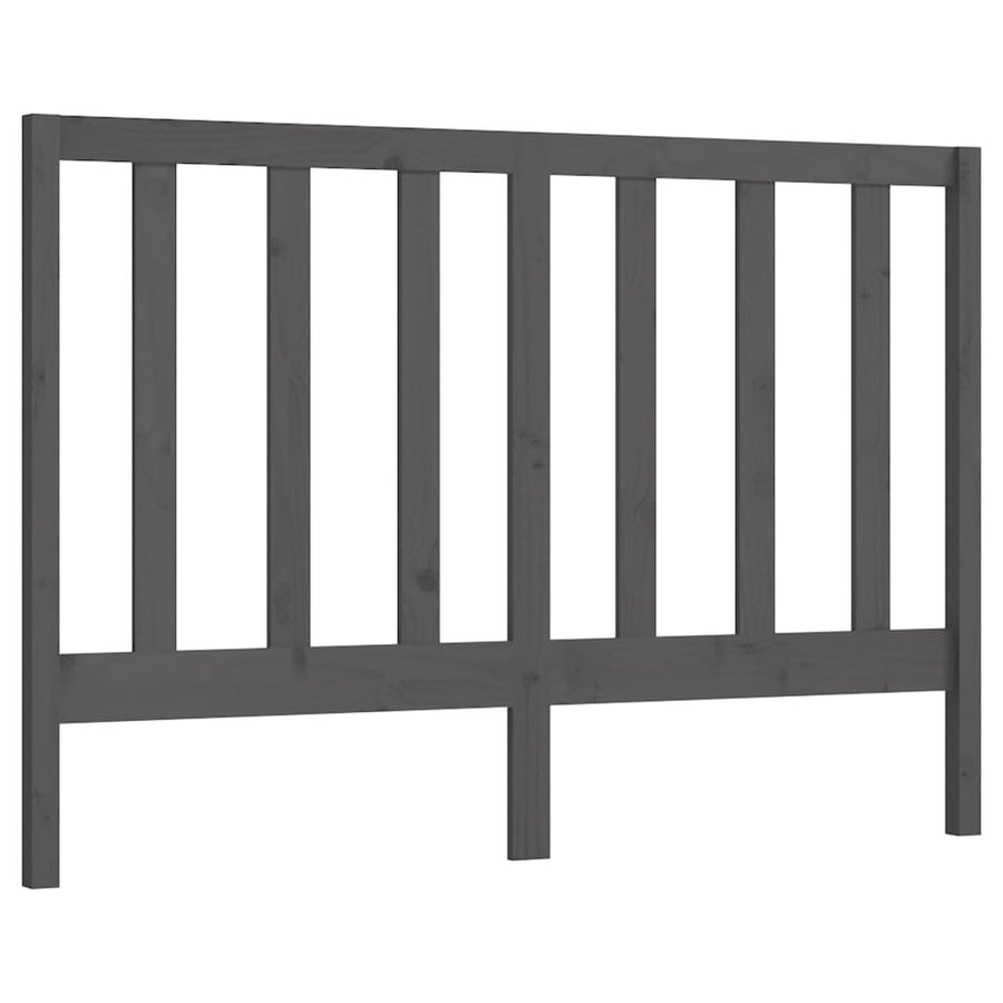 Hoofdbord 66X4X00 Cm Massief Grenenhout 166 x 100 cm Grijs