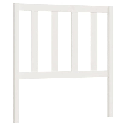 Hoofdbord 8X4X00 Cm Massief Grenenhout 81 x 100 cm Wit