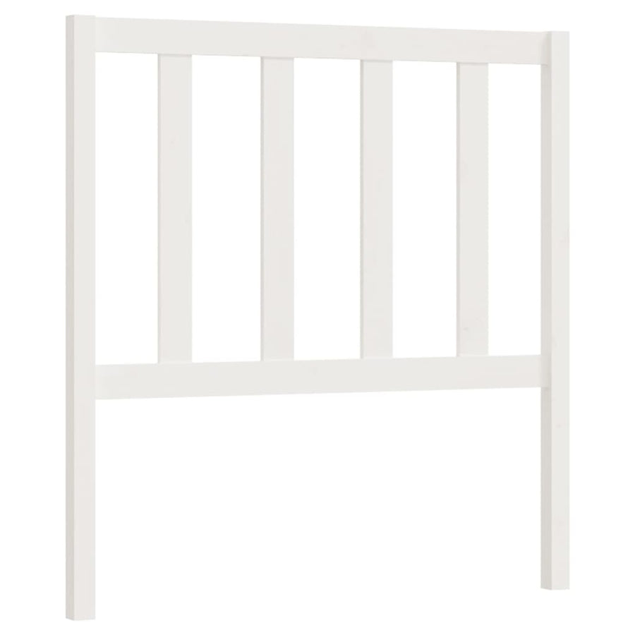 Hoofdbord 8X4X00 Cm Massief Grenenhout 81 x 100 cm Wit
