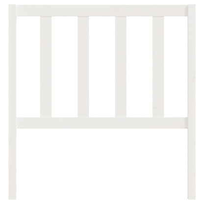 Hoofdbord 8X4X00 Cm Massief Grenenhout 81 x 100 cm Wit