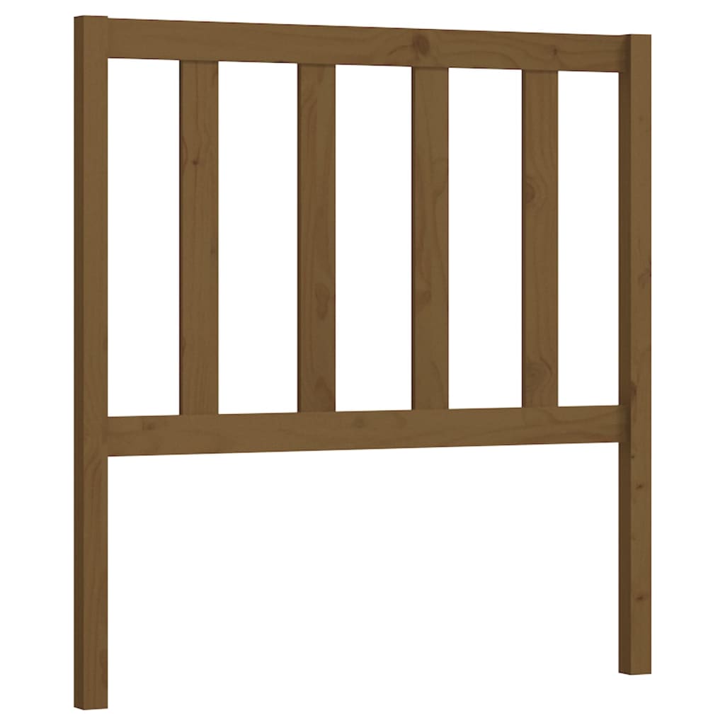 Hoofdbord 8X4X00 Cm Massief Grenenhout 81 x 100 cm Honingbruin