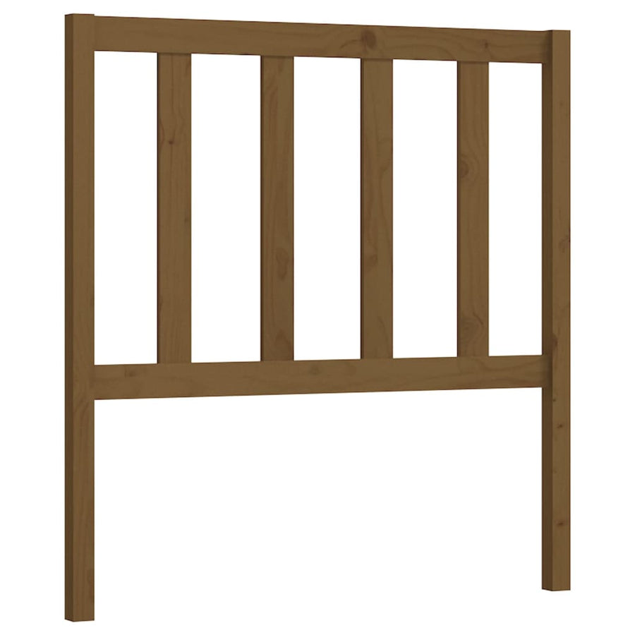 Hoofdbord 8X4X00 Cm Massief Grenenhout 81 x 100 cm Honingbruin
