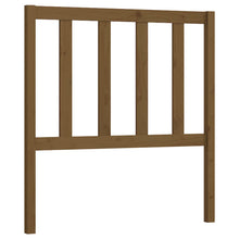 Hoofdbord 96X4X00 Cm Massief Grenenhout 96 x 100 cm Honingbruin