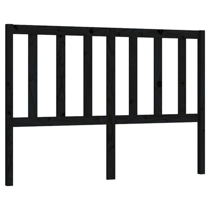 Hoofdbord 26X4X00 Cm Massief Grenenhout 126 x 100 cm Zwart