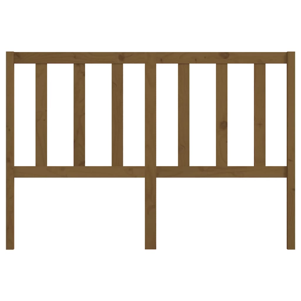 Hoofdbord 46X4X00 Cm Massief Grenenhout 146 x 100 cm Honingbruin