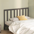 Headboard 156x4x100 cm solid pine grey