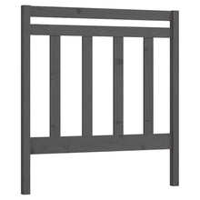 Hoofdbord 8X4X00 Cm Massief Grenenhout 81 x 100 cm Grijs