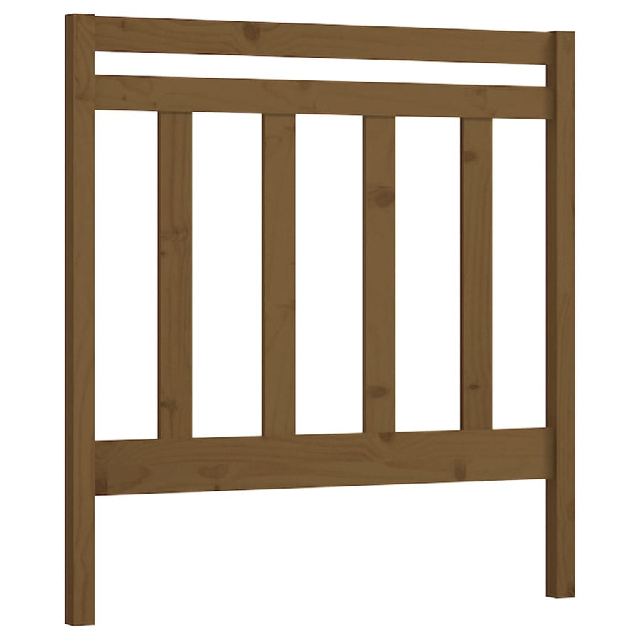 Hoofdbord 06X4X00 Cm Massief Grenenhout 106 x 100 cm Honingbruin