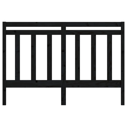 Hoofdbord 26X4X00 Cm Massief Grenenhout 126 x 100 cm Zwart